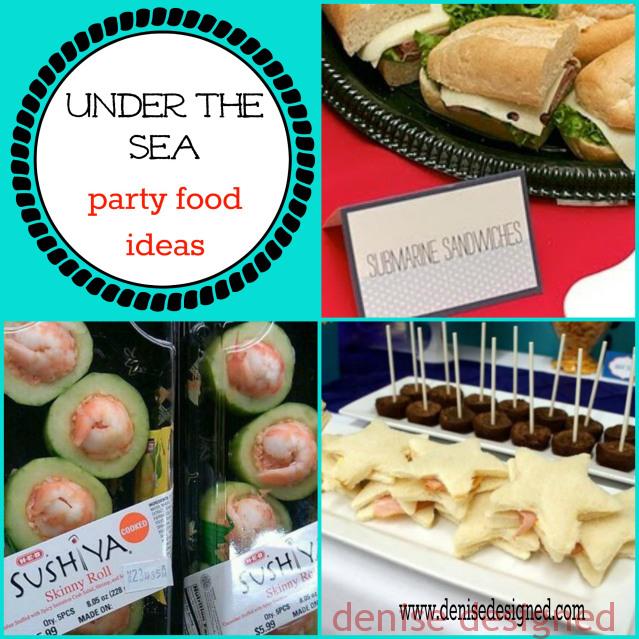 under the sea party food